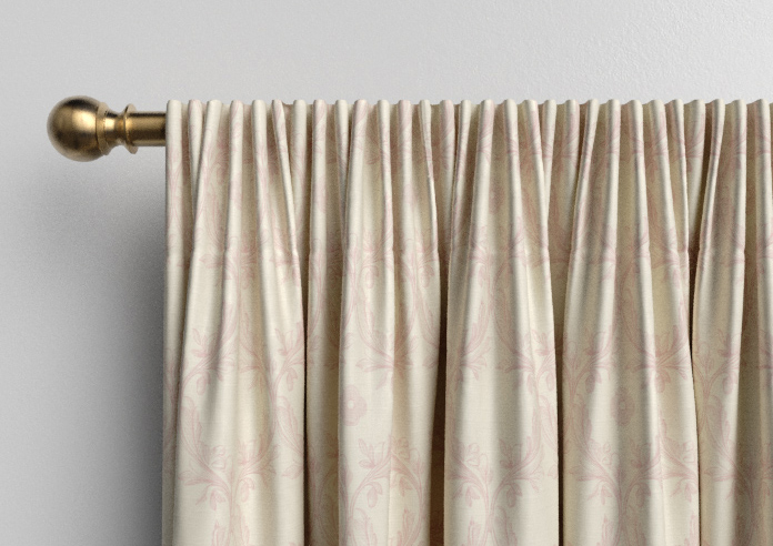Trellis Prints, Vine and Bloom Romsey Rosies Pink - Made to Measure Curtains - Image 9
